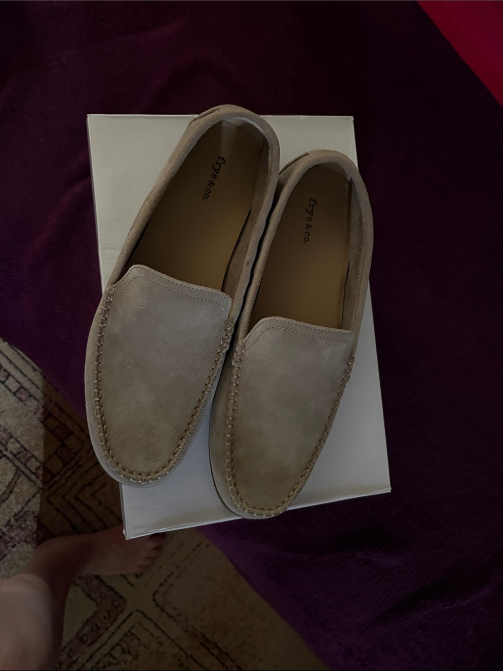 Frye & Co. Cliff Venetian Loafers – Ash – Men's Size 10M